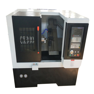 Mini máquina CK300 del torno del CNC de la cama inclinada horizontal