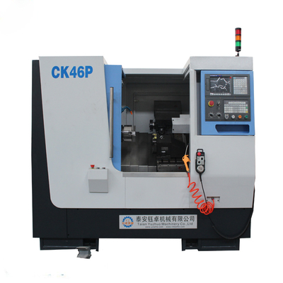 Torno chino del CNC de la pequeña del metal de TCK360 CK46P nuevo de la alta precisión cama de la inclinación con el cortador de la mosca