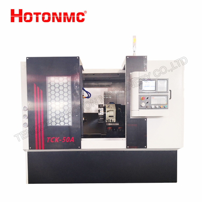 El CNC de la cama de la inclinación de TCK50A tornea CNC Mini Metal Lathe Machine Manufacturer TCK50A de torno del CNC